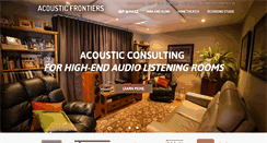 Desktop Screenshot of acousticfrontiers.com